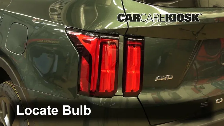 2021 Kia Sorento SX 2.5L 4 Cyl. Turbo Lights Brake Light (replace bulb)